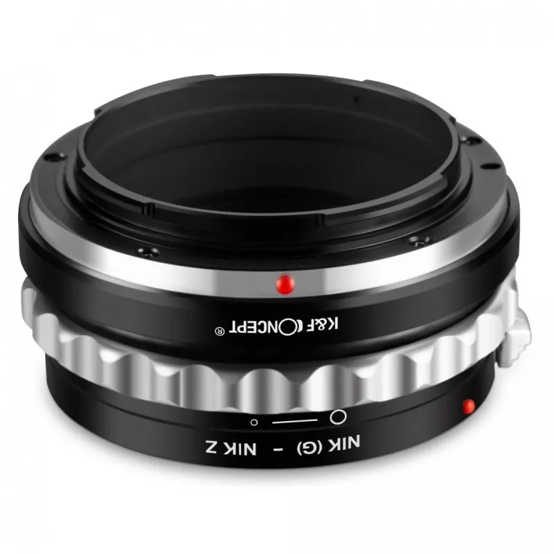 K&F Concept Adaptador de Objetivo Nikon F (G/AF-S) a Nikon Z, Negro, Modelo KF06.369