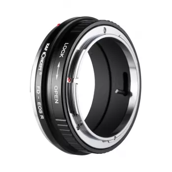 K&F Concept Adaptador de Objetivo Canon FD a Canon RF (Negro)