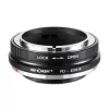 K&F Concept Adaptador de Objetivo Canon FD a Canon RF (Negro)
