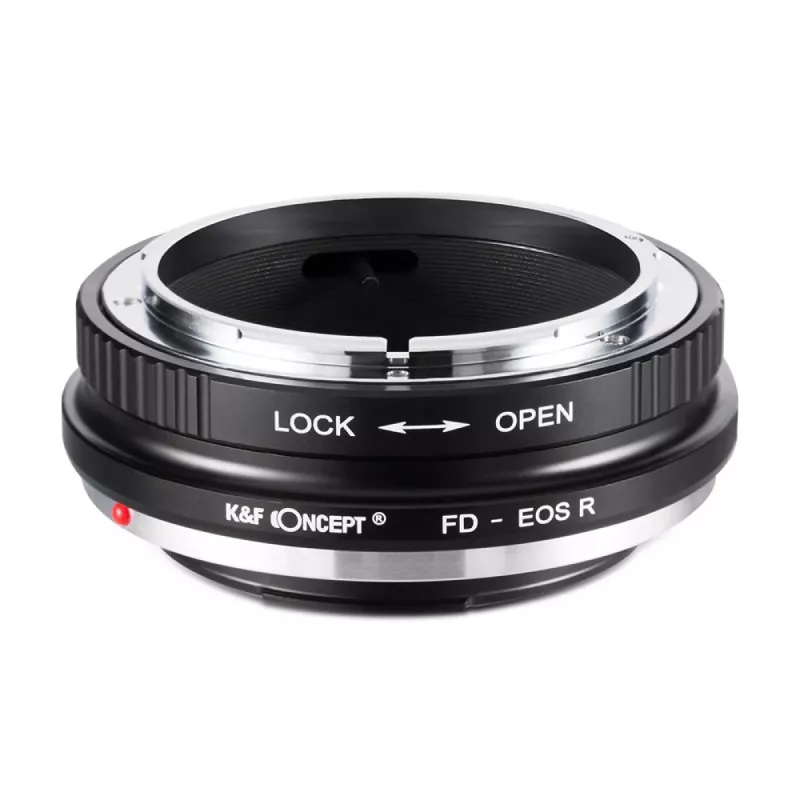 K&F Concept Adaptador de Objetivo Canon FD a Canon RF (Negro)