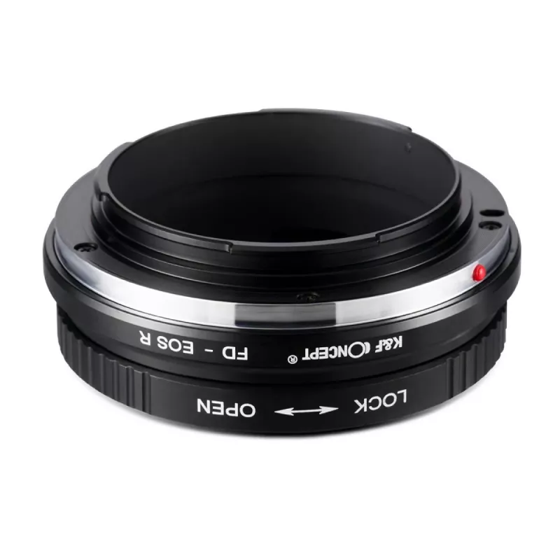 K&F Concept Adaptador de Objetivo Canon FD a Canon RF (Negro)