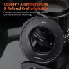 K&F Concept Adaptador de Objetivo PRO Canon EOS EF/EF-S a Cuerpo M42 - Negro