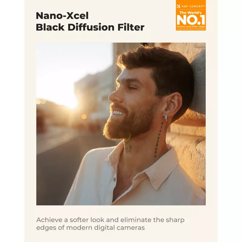 K&F Concept Filtro Black Diffusion 1/8 67mm