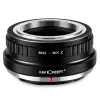 K&F Concept Adaptador de objetivo M42 a Nikon Z-Mount para Nikon Z5 Z6 Z7 Z50 Zfc Z9 Z8 Z30, Negro