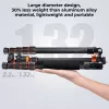 K&F Concept Trípode de fibra de carbono 172cm 10kg con monopié D255C4+BH-28L KF09.093V2