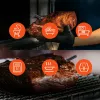 Meatmeet Pro Termómetro inteligente de cocina con app Bluetooth/WiFi para parrilla, horno, ahumador - Negro
