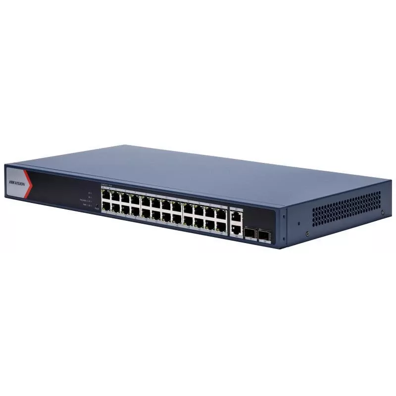 Hikvision DS-3E1528P-EI Switch Gigabit PoE+ Managed de 24 puertos
