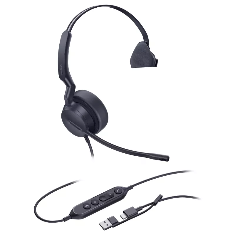 Yealink auricular UH 44 Mono USB-C/A