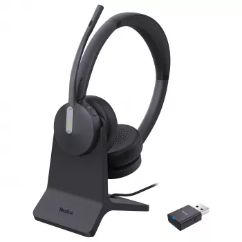 Yealink auricular WH64 Hybrid Dual con base de carga