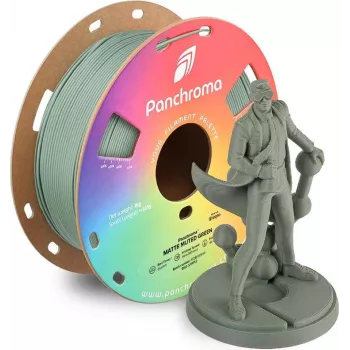 Polymaker Panchroma PLA Matte filamento para impresora 3D, 1,75 mm, 1 kg, Muted Green