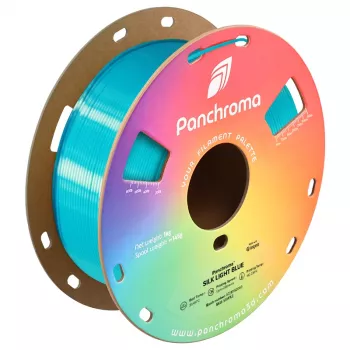 Polymaker Panchroma PLA Silk filamento para impresora 3D, 1,75 mm, 1 kg, Light Blue