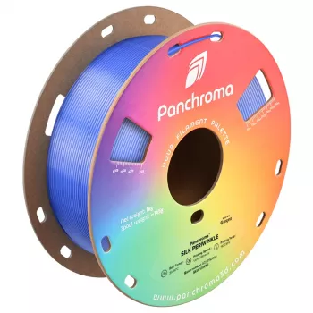 Filamento para impresora 3D Polymaker Panchroma PLA Silk, 1,75 mm, 1 kg, Periwinkle