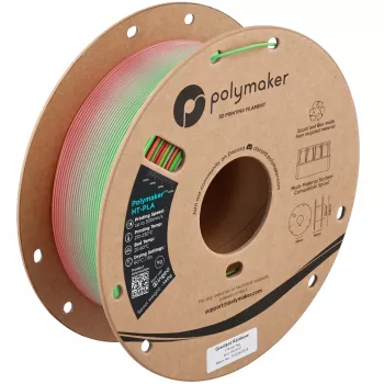 Polymaker HT-PLA filamento para impresora 3D, 1,75 mm, 1 kg, Gradient Rainbow