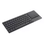 Rapoo E2810M teclado multimedia inalámbrico Ultra-Slim con touchpad, QWERTZ, negro