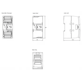 Siemens SIMATIC S7-1200 módulo de entrada analógica SM 1231 RTD 4 AI 6ES7231-5PD32-0XB0