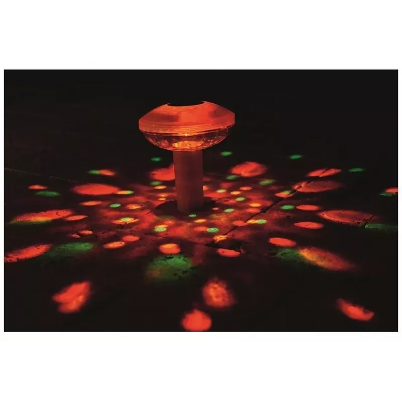 Bestway Lámpara solar para piscina 18 cm luz LED flotante 7 colores cambiantes