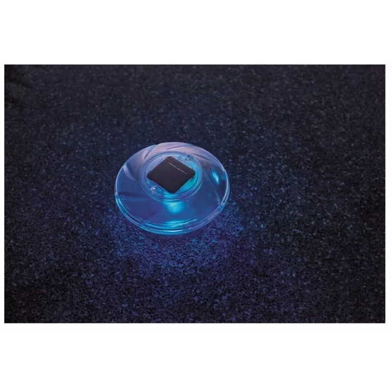 Bestway Lámpara solar para piscina 18 cm luz LED flotante 7 colores cambiantes