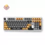 MCHOSE HW-UT98-4 Teclado mecánico Tri-Mode 98 teclas Hot-Swappable RGB Gasket Mount PBT Cherry Profile 4000mAh