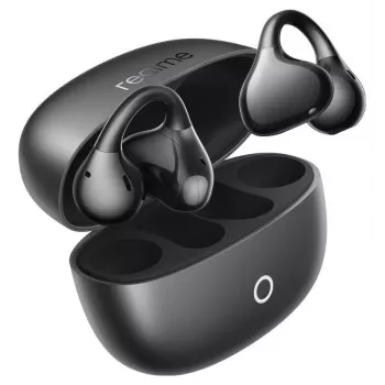 realme Buds Clip Czarne Black auriculares con cable con conector jack de 3,5 mm y micrófono