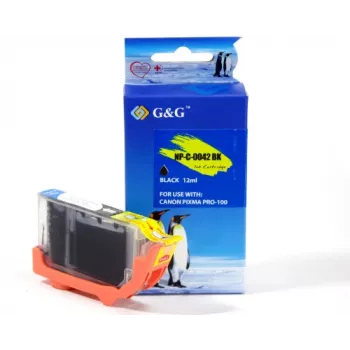 G&G Ninestar cartucho de tinta compatible para Canon CLI-42BK (6384B001) negro