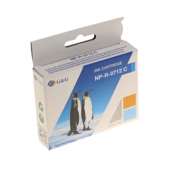 G&G Ninestar cartucho de tinta compatible para Epson T0712/C13T07124012 cian