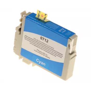G&G Ninestar cartucho de tinta compatible para Epson T0712/C13T07124012 cian