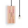 ORICO XDR docking station USB-C 12 en 1 RGB, 3x USB-A, USB-C PD 100W, HDMI 4K, VGA, RJ45 Gigabit, lector de tarjetas SD/microSD - Rose Gold