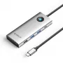 ORICO PW11 USB-C Docking Station 8 en 1, 2x USB-A 3.0, 1x USB-A 2.0, 1x USB-C 3.0, 1x USB-C PD 100W, 1x HDMI 4K 60Hz, 1x VGA 1080P 60Hz, 1x RJ45 Gigabit Ethernet, Plata