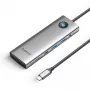 ORICO PW11 USB-C Docking Station 9 en 1 Gris - 2x USB-A 3.0, 1x USB-C 3.0, 1x USB-C PD 100W, 1x HDMI 4K 60Hz, 1x microSD/SD, 1x RJ45 2.5G Ethernet, 1x Audio 3.5mm