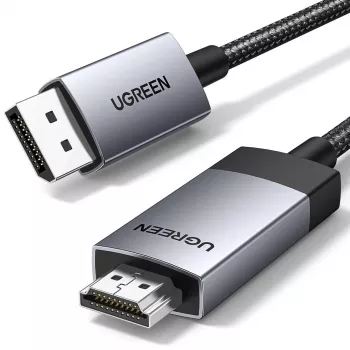 Ugreen DP119 Cable adaptador DisplayPort a HDMI 4K 60Hz 1m Gris