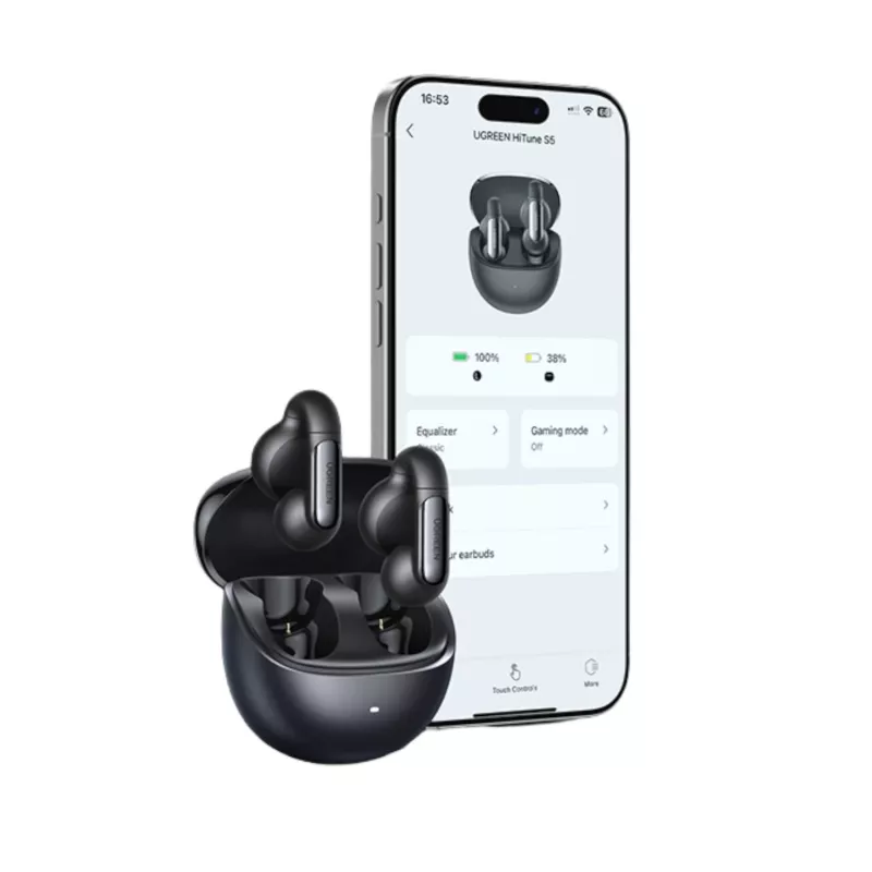 Auriculares true wireless open-ear Ugreen HiTune S5 WS210, negro