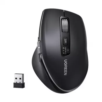 UGREEN Ratón óptico inalámbrico - Negro