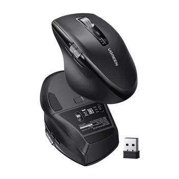 UGREEN Ratón óptico inalámbrico - Negro