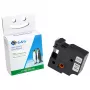 G&G Cinta de etiquetar 12mm x 7m Blanco sobre Negro Compatible con DYMO 45013