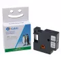 G&G Cinta de etiquetar 12mm x 7m Negro sobre Transparente Compatible con Dymo D1/45010/S072050