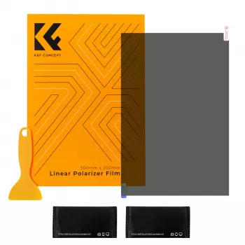 K&F Concept Lámina polarizadora 300x200mm (30x20cm) con accesorios KF31.074