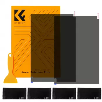 K&F Concept Set de láminas polarizadoras 2x 300x200mm (11,8x7,9