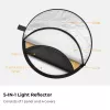 K&F Concept Reflector redondo 5 en 1 de 110 cm con difusor y bolsa de transporte - KF18.0003