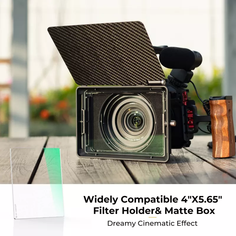Filtro K&F Concept Black Mist 1/4 de 4x5.65 pulgadas para Mattebox (KF01.2451)