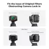 KF Filtro anamórfico Blue Streak + Protector de pantalla de vidrio templado 2 en 1 para DJI Osmo Pocket 3 / 4