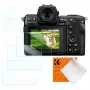 KF Pack de 6 protectores de pantalla de vidrio templado 9H para Nikon Z9 Z8