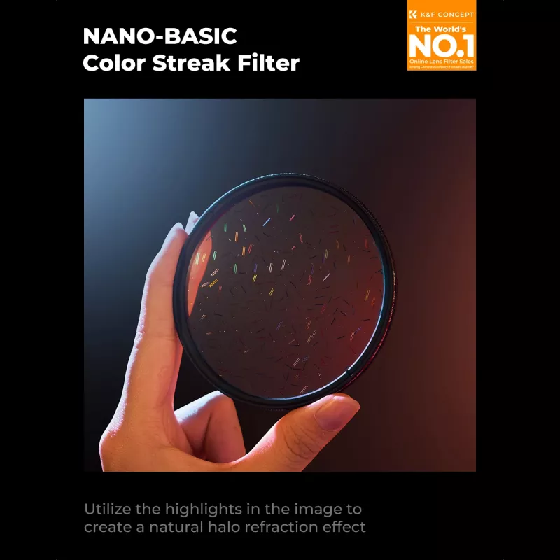 K&F Concept Nano-B MRC filtro de estelas arcoíris 52mm