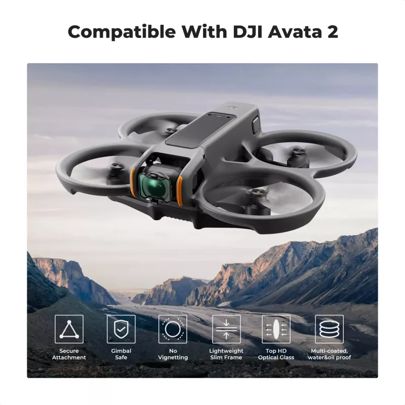 K&F Concept Nano-X filtro UV MC para DJI Avata 2 (KF01.2698)