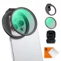 K&F Concept filtro polarizador circular CPL HMC 67mm para smartphone
