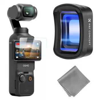 K&F Concept objetivo anamórfico 1.2x filtro magnético para DJI Osmo Pocket 3 (KF01.2700)
