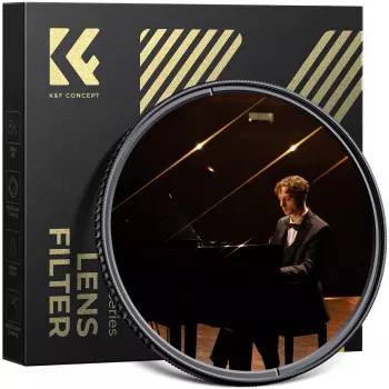 K&F Concept Nano-X filtro de efecto anamórfico de estelas doradas 77mm
