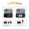 K&F Concept bolsa bandolera para cámara DSLR dron gimbal, lila, KF13.179V7