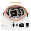K&F Concept Bandolera cruzada Sling Bag 5L Naranja para cámara y smartphone