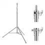 K&F Concept KF34.044 Trípode de luz de aluminio de 280cm con espiga reversible de 1/4