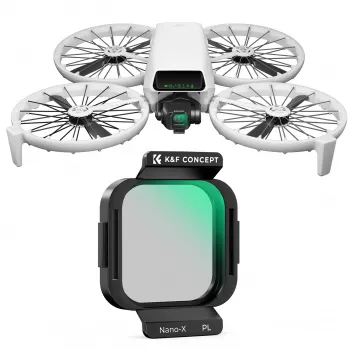 K&F Concept Nano-X Filtro polarizador circular 8K Ultra HD para dron DJI Flip (KF01.3080)